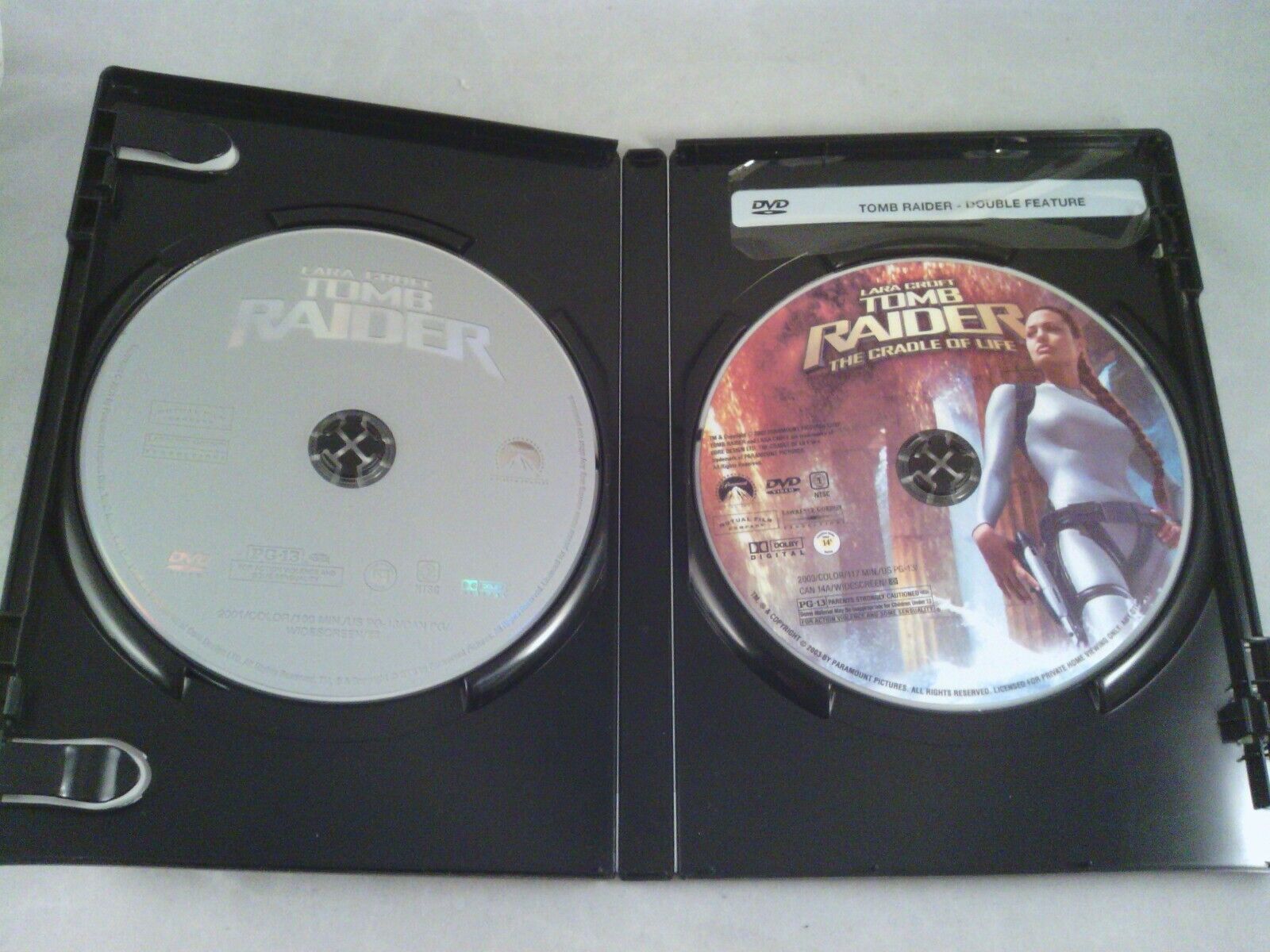 Dvd - Tomb Raider - Lara Croft - Angelina Jolie - Original, Filme e Série  Dvd Usado 45434554