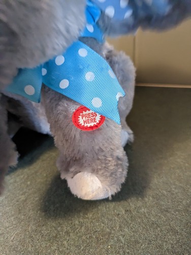 Cuddle Barn Elliot Elephant Animated Plush Musical Ears Wiggle Plush 9" Works - Picture 3 of 9