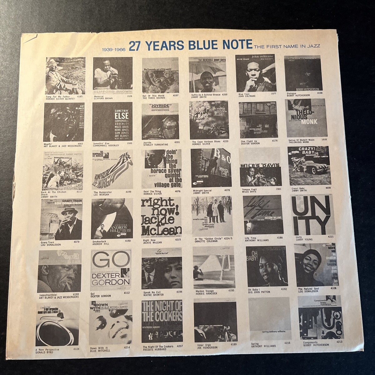 HORACE SILVER QUINTET: The Tokyo Blues US Blue Note 4110 NY