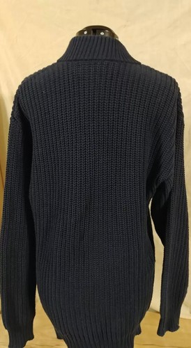 MAGLIONE VINTAGE UOMO ORVIS 1/4 ZIP HENLEY CHUNCKY MAGLIA PESANTE TAGLIA M SCI USA - Foto 4 di 5