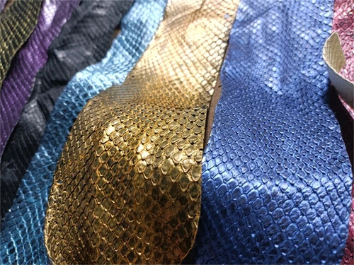 2PCS/3PCS Genuine Python Snake Skin Leather Hide Soft Real Leather Taxidermy DIY - Picture 13 of 50