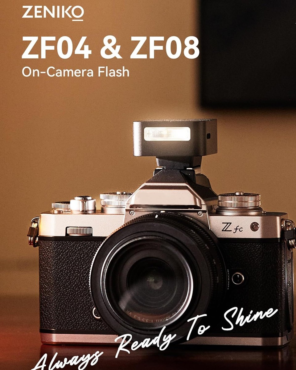 ZENIKO ZF08 ZF-08 Mini Camera Flash Speedlite Universal Hot Shoe