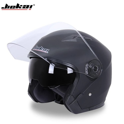 Genuine Motorcycle Helmet Unisex Scooter Motorbike Moto helmets With Dual Lens - Picture 2 of 14