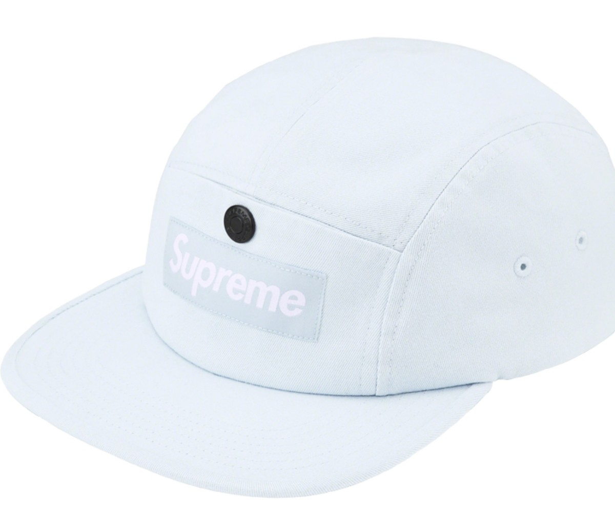 Supreme Snap Button Pocket Camp Cap プレイド SUPREME SNAP BUTTON POCKET CAMP CAP PALE BLUE/ OS FW23 WEEK