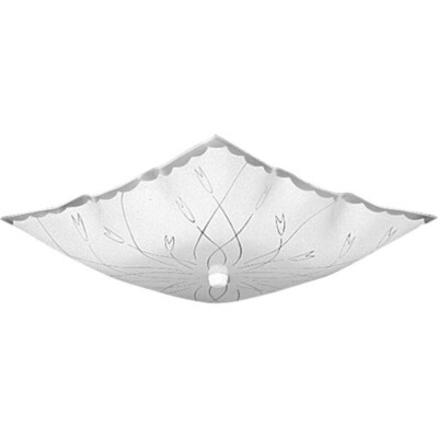 Progress Lighting P4962-30 Square Glass - Close-to-Ceiling Light - 2 Light in