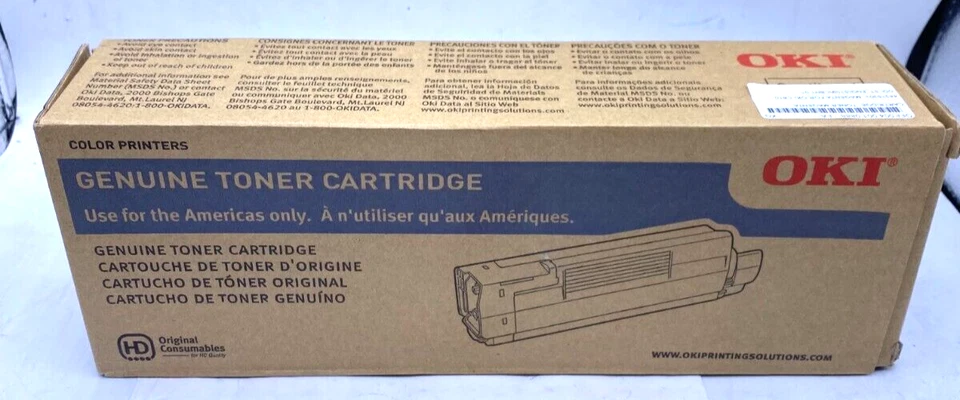 Oki Genuine Toner Cartridge C610 Magenta 44315302 NIB - Image 2 of 4