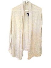 Gap Brand Lightweight Cream Colored Cardigan Size Small