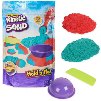 Spin Master Kinetic Sand - Mold n  Flow Set, Spielsand