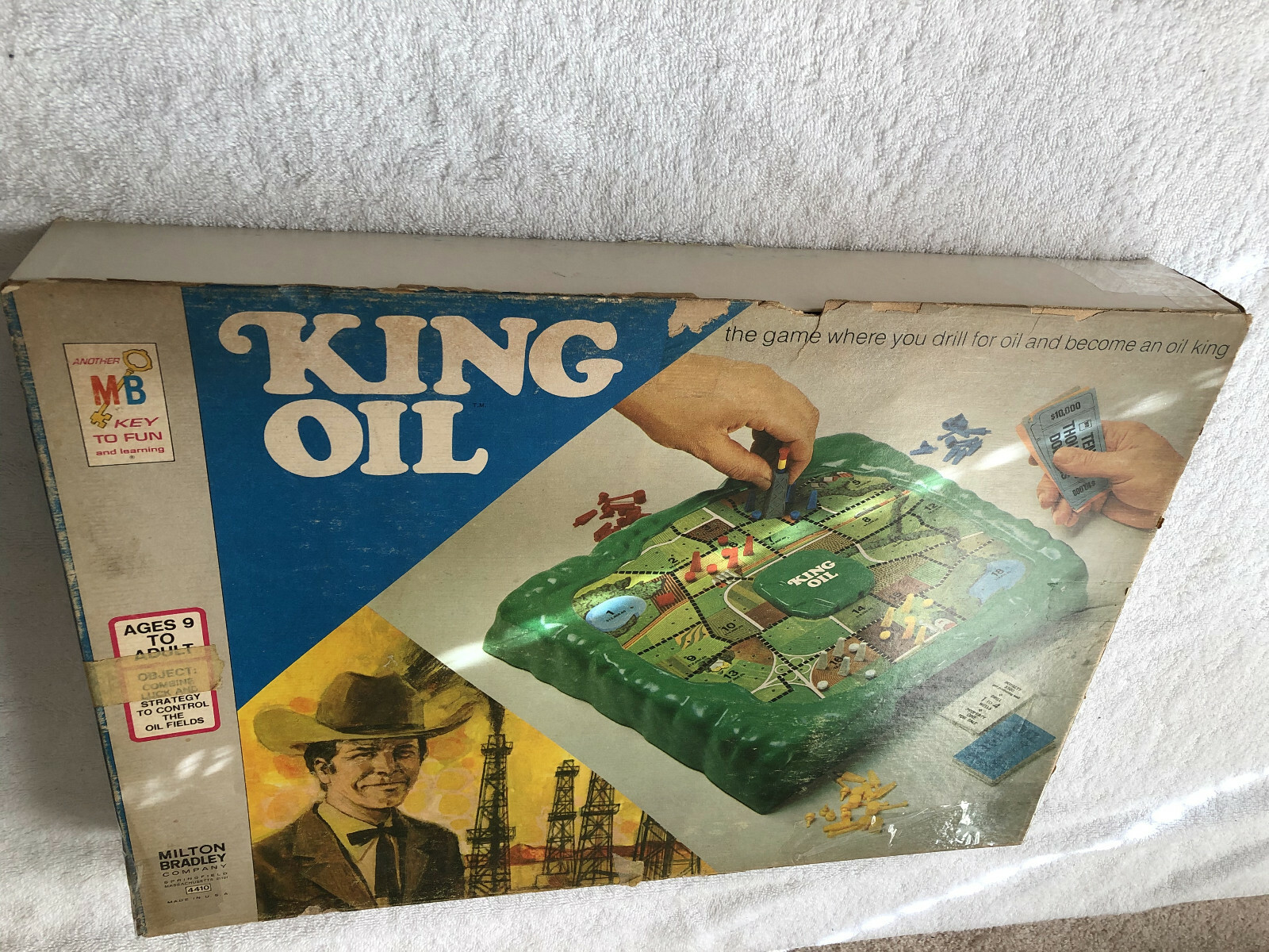 Vintage 1974 King Oil Board Game By Milton Bradley Made In USA eBay