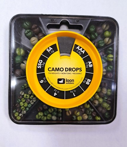 Loon Outdoors Camouflage Gouttes Tin Poids 8 Division