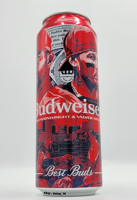 (Limited Edition) Budweiser 25oz cans featuring Waino and Yadi eBay