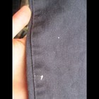Navy Blue Lee Regular Fit Tapered Leg Mid Rise 18 Medium Cotton Preowned Pants — photo 3