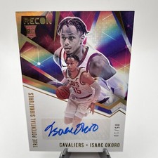 2020 Panini Recon /10 ISAAC OKORO RC Auto True Potential Signatures GOLD Holo