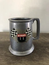 Wynn's Oil Racing Pewter Mug 4 3/4" Advertising Mug