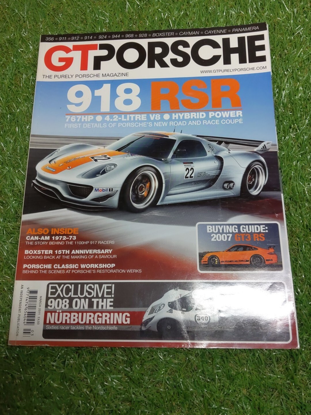 GT Porsche Car Magazine March 2011 Issue 112 Car Collection Collector Magazine