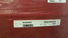 IKEA POANG Footstool Cushion DANSBO MEDIUM RED Ottoman Cover POÄNG Xmas