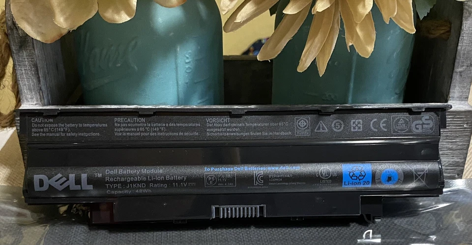 Dell подлинный Inspiron 13R J1KND 312-1205, 312-0233, 312-0234 ноутбука аккумулятор новый - Изображение 2 из 4