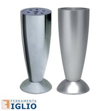 Piedini per Mobili Cucina Armadio Divano Piedino Conico in PVC Altezza 12cm Ø5cm