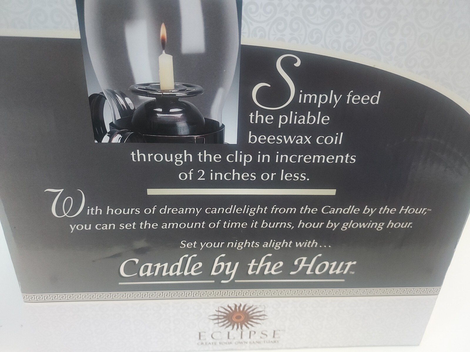  Candle by the Hour 40 Hour Bees Wax Candle Hurricane Lamp COURTING CANDLE
