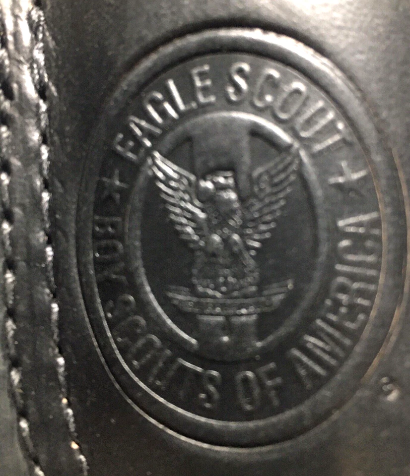 Черные ножны Eagle Scout Drop Point только с гордостью сделаны на заводе в США излишки запасов - Изображение 3 из 4