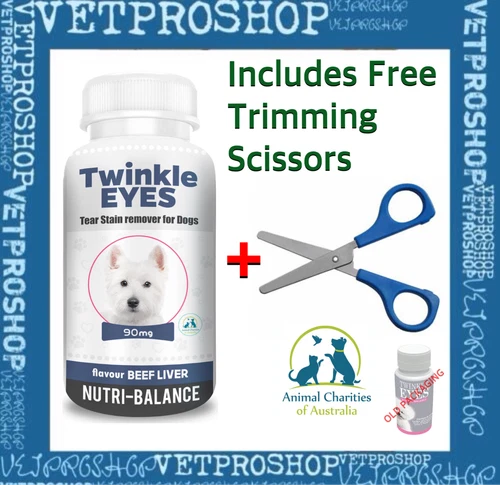TWINKLE EYES Tear Stain Remover For Dogs - BEEF LIVER FLAVOUR - 90g - UK/Europe