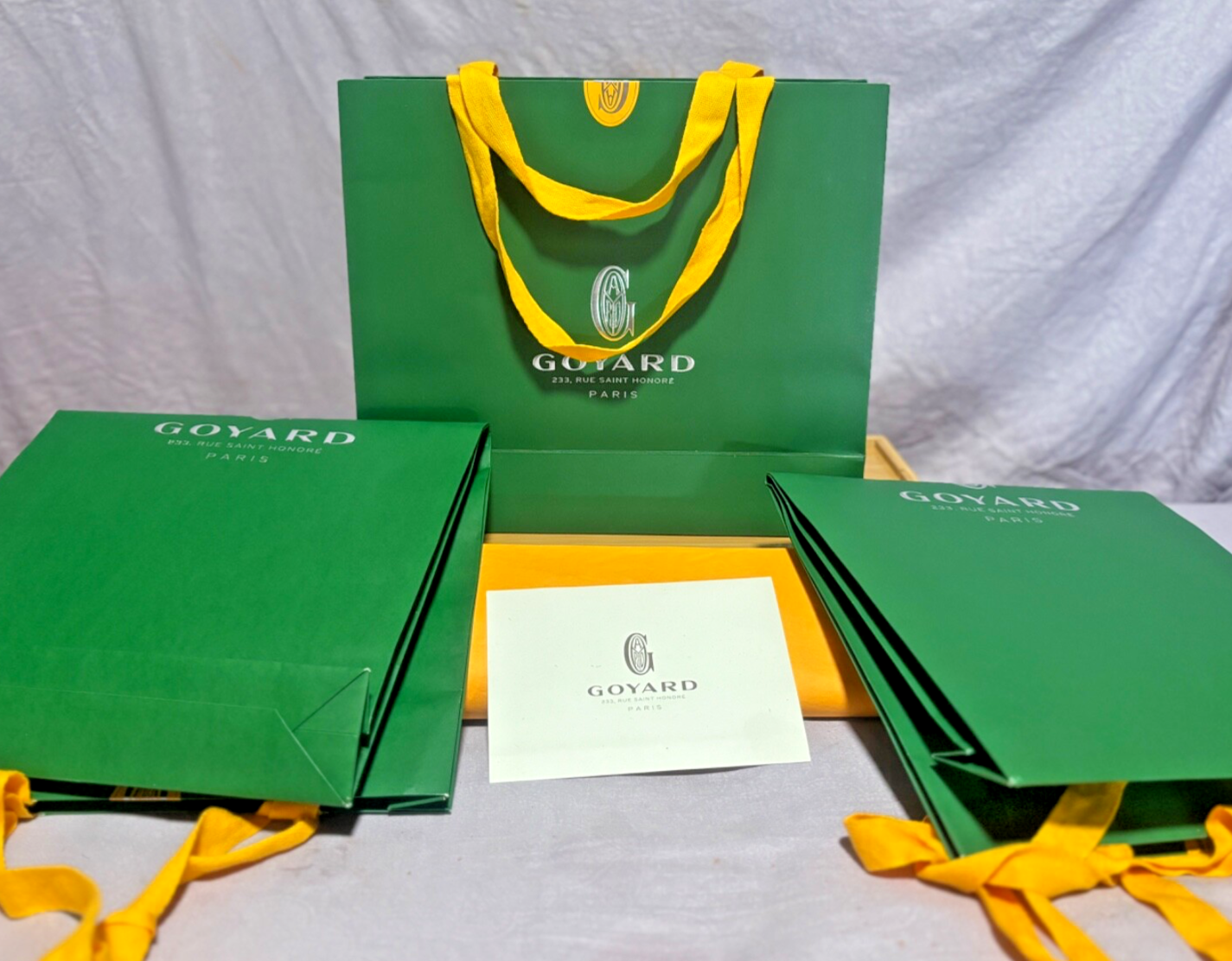 GOYARD 233 RUE SAINT Tote Bag Packaging Only 2023 Collection