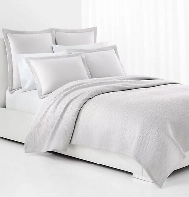 Ralph Lauren Kaia Matelassé Coverlet Bedspread Blanket Chevron