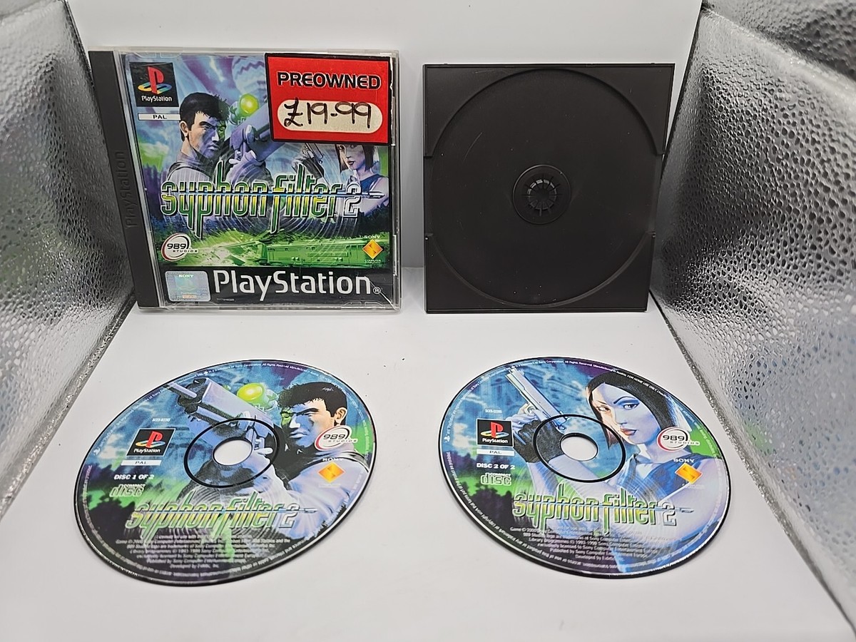 Jeu PS1 Syphon Filter 2 - Version PAL, Bon état Complet