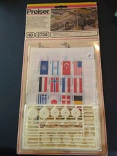 HO Preiser 2736 Assortment of Flags