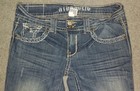 Women’s Juniors Hydraulic Medium Wash Heavy Stitching Stretch Capri Size 11/12 — photo 3