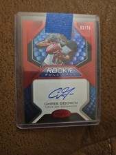 2017 PANINI ROOKIE ROLL CALL CHRIS GOODWIN RED FOIL AUTOGRAPH RC #/75 BUCCANEERS