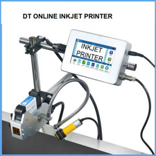 Conveyor Belt Inkjet Printer 4.3" Screen QR Code Logo Batch Number Expiry Date