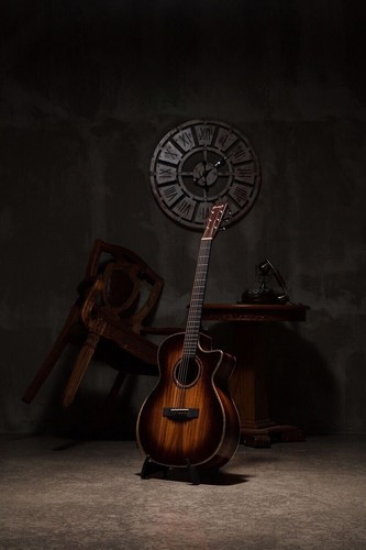 Bentivoglio MP243LVC Acoustic Guitar Grand Concert Solid Taiwan Koa Top - Picture 2 of 10