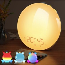 Sunrise Alarm Clock with Bluetooth Speaker Backlight Sleep Aid birthday gift kid