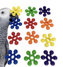 1592 pk12 Bubble Star Foot Talon Parrot Bird Toy Parts Cage Afric an Grey Conure