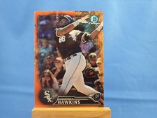 Courtney Hawkins Bowman Chrome 2016 Prospects Orange Shimmer Refractor /25