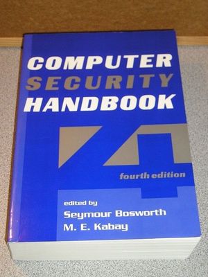 COMPUTER SECURITY HANDBOOK by Bosworth & Kabay 4th Edition 2002 NEW HTF