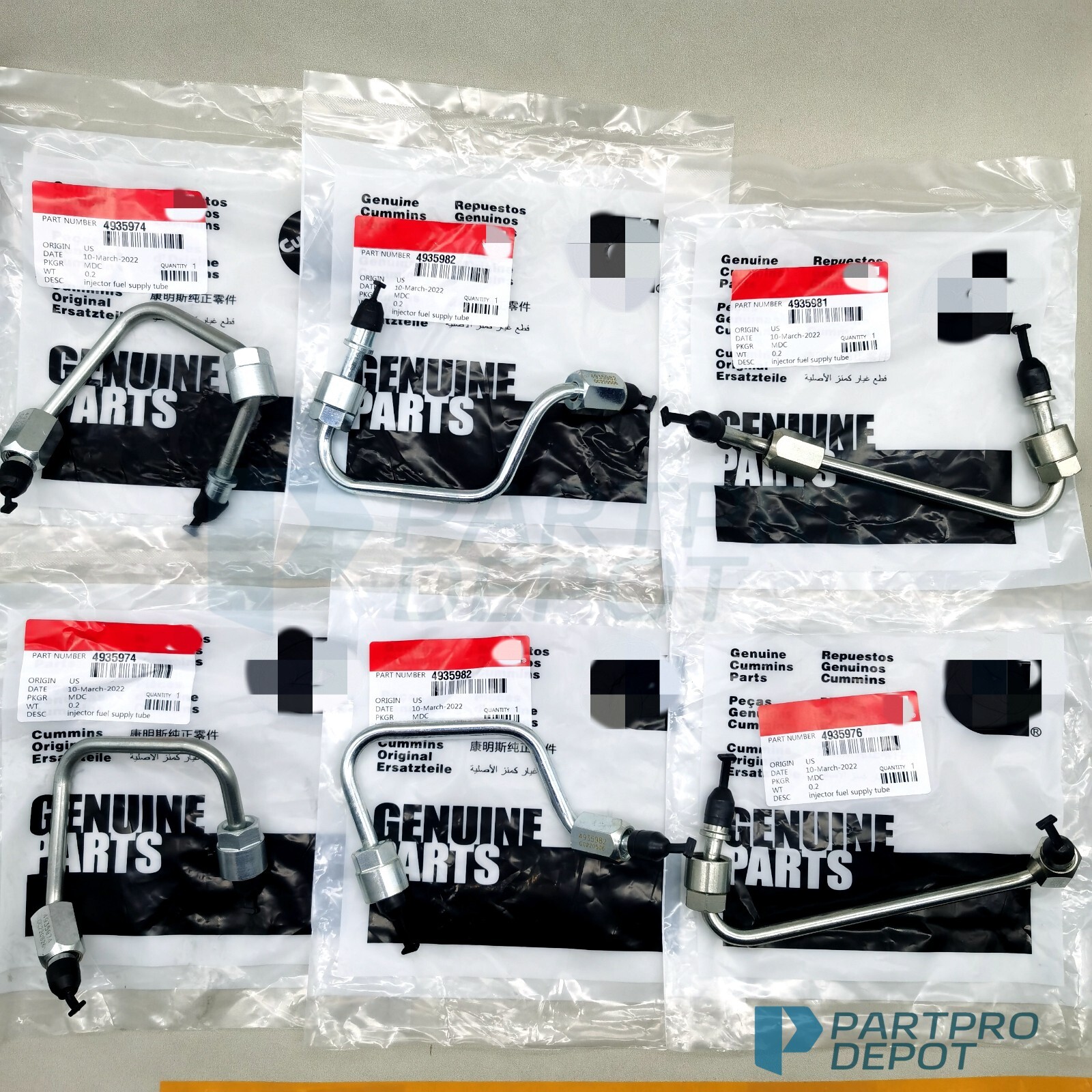 GENUINE OEM Complete Injector Fuel Line Set For Dodge Cummins Diesel 07