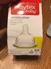 Playtex NaturaLatch Nipple, 2 Pack, Medium Flow Ships N 24h