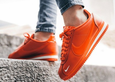 orange nike cortez