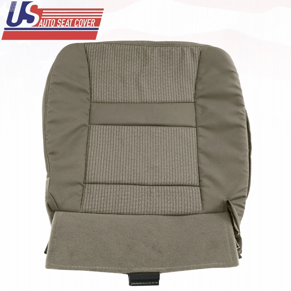 Cubierta de asiento inferior de tela para Dodge Ram 2500 3500 2008 para conductor con solapa bronceado medio Foto 2 de 4