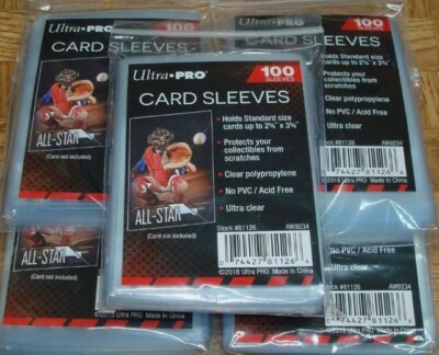500 ULTRA PRO SOFT TRADING CARD PENNY SLEEVES BASEBALL MAGIC POKEMON NFL  NEW