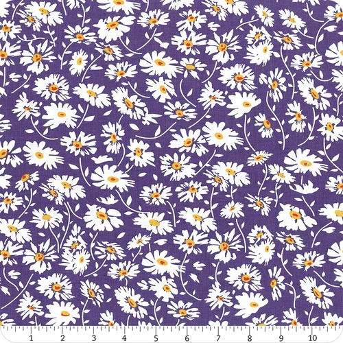 Always in Season" Daisy Navy di American Jane per Riley Blake BTY 44" larghezza - Foto 2 di 4