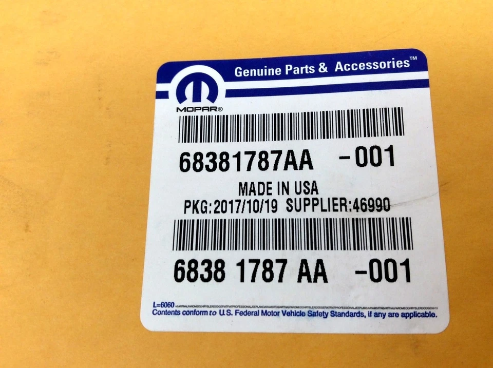 Ram 2017-2023 lado del conductor eléctrico plegable automático espejo retrovisor vidrio OEM Foto 3 de 3