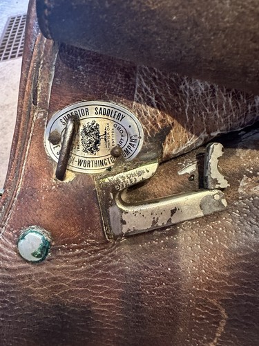 Vintage Smith Worthington Horse Saddle - Jumping Saddle - Picture 4 of 14