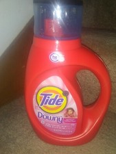 Tide he Liquid Laundry Detergent Soap Downy April Fresh 34 oz.