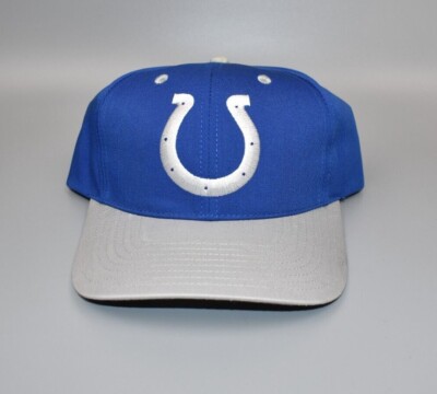 Casquette snapback vintage Indianapolis logo colts athlétique éclaboussure rare années 90 | eBay