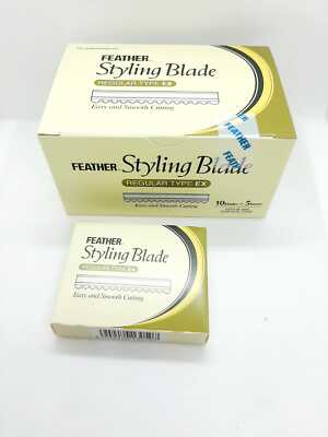 Feather Styling Blades Feather Klingen Rasierklingen Stylingmesser Razor10 Stück