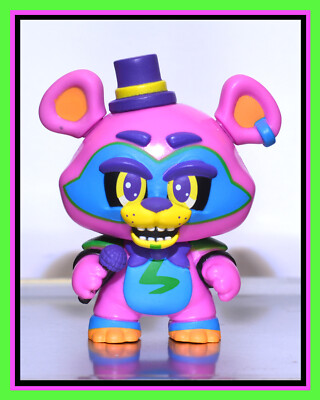 FIVE NIGHTS AT FREDDY'S SECURITY BREACH Mystery Minis GLAMROCK FREDDY BLACK LT