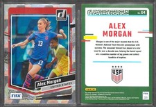Panini Donruss FIFA 2023-2024  #64 Alex Morgan USA Diamond Silver Prizm Card